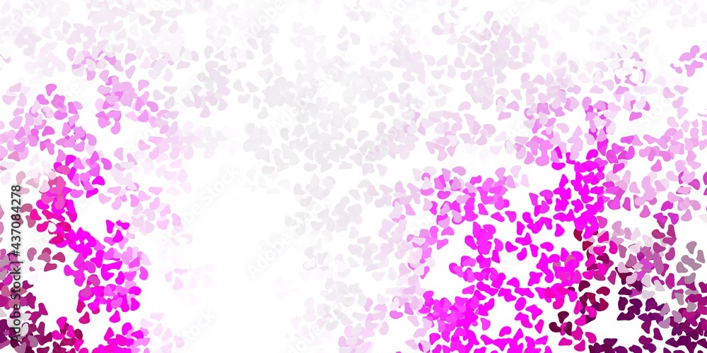 Light pink vector backdrop with chaotic shapes. Light pink vector backdrop with chaotic shapes.
