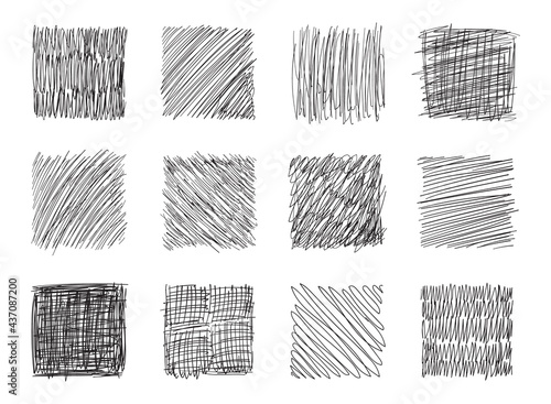 Hatch background, hatching textured pattern, cross lines doodles