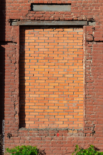 Bricked window