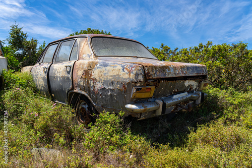 Alte Autos auf Zakynthos photo