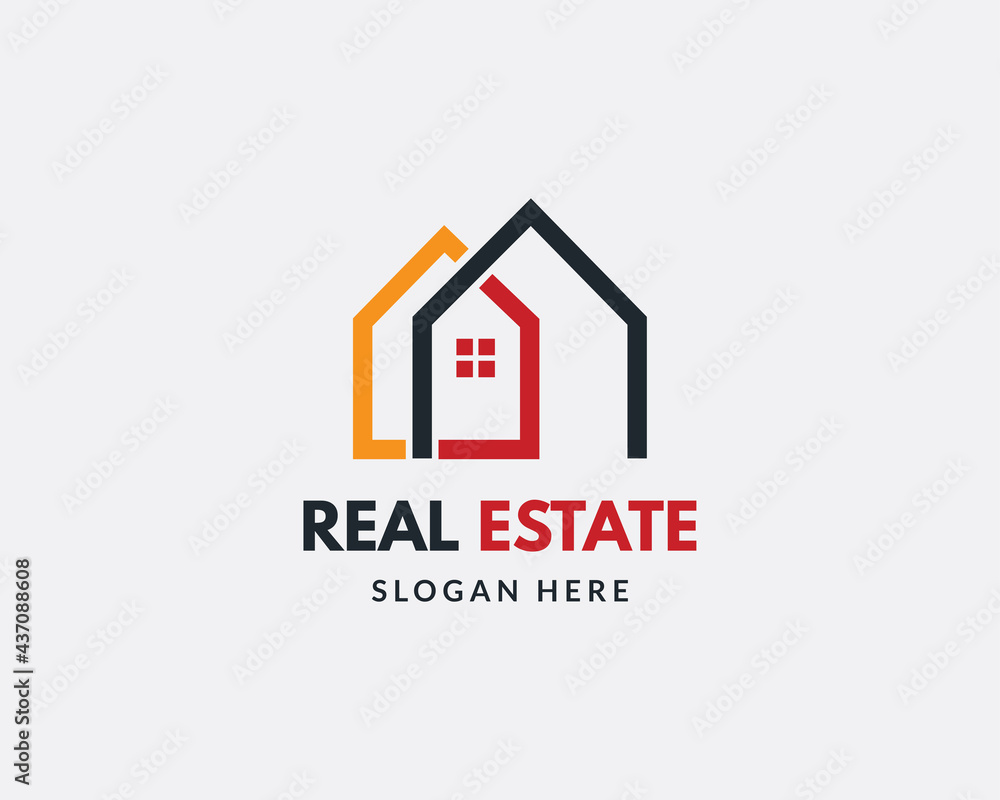 real estate logo creative line simple sign symbol real estate logo creative line simple sign symbol