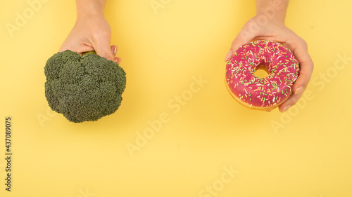 Fotografia Comparison of eating habits