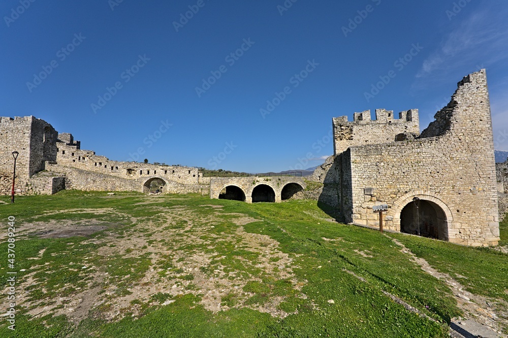 The entrance gate of the castle of Berat