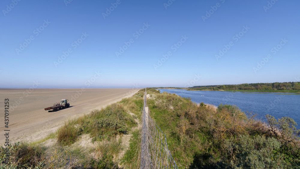 Nature reserve in the bay of the Somme Nature reserve in the bay of the Somme
