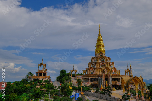 Bangkok  Thailand - May 31  2021  Bangkok  Thailand - May 31  2021  Amazing Big white five buddha images in Wat Pha Sorn Kaew Temple  Buautiful famous temple Phetchabun province  Thailand ASIA.