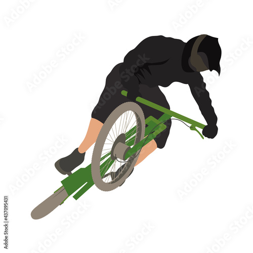 bicyclist extreme sport