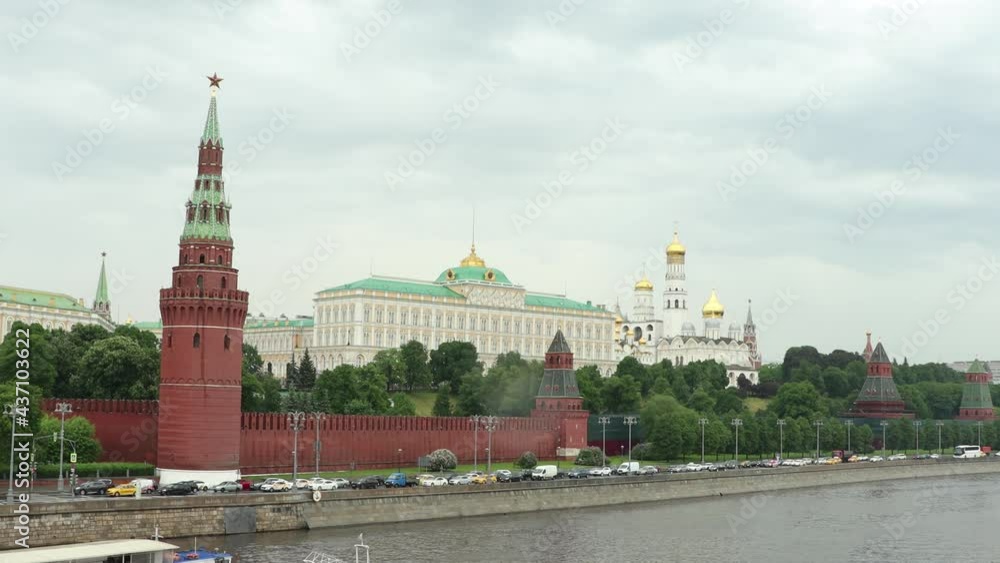 view of the Moscow Kremlin May 2021 view of the Moscow Kremlin May 2021