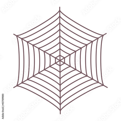 Web. Geometric pattern of weaving. Vector illustration.
