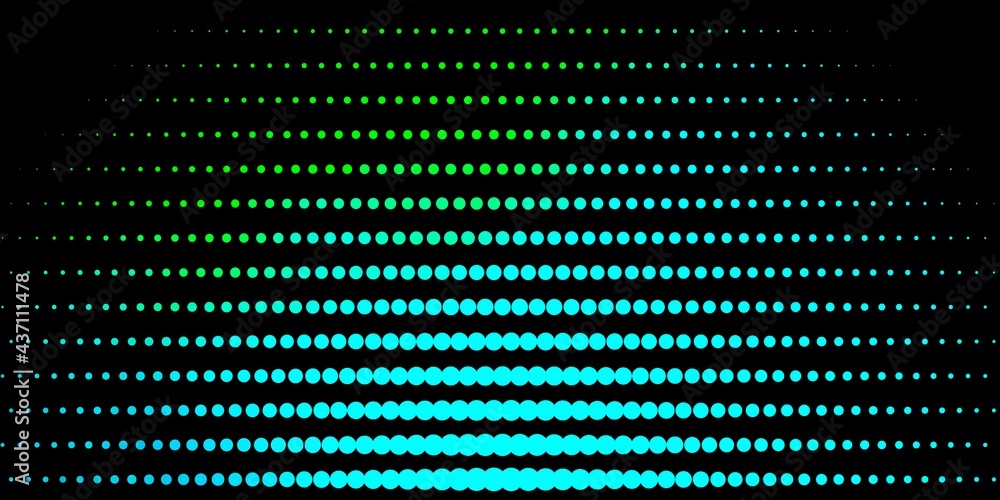 Dark Blue, Green vector background with bubbles. Dark Blue, Green vector background with bubbles.