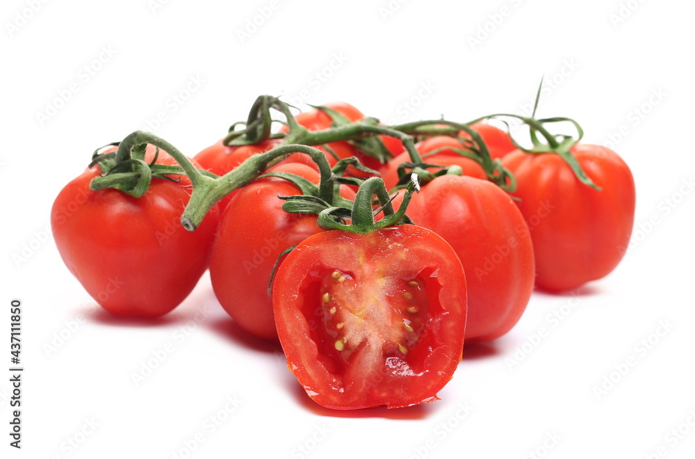 Tomato (papeletto) isolated on white background Tomato (papeletto) isolated on white background