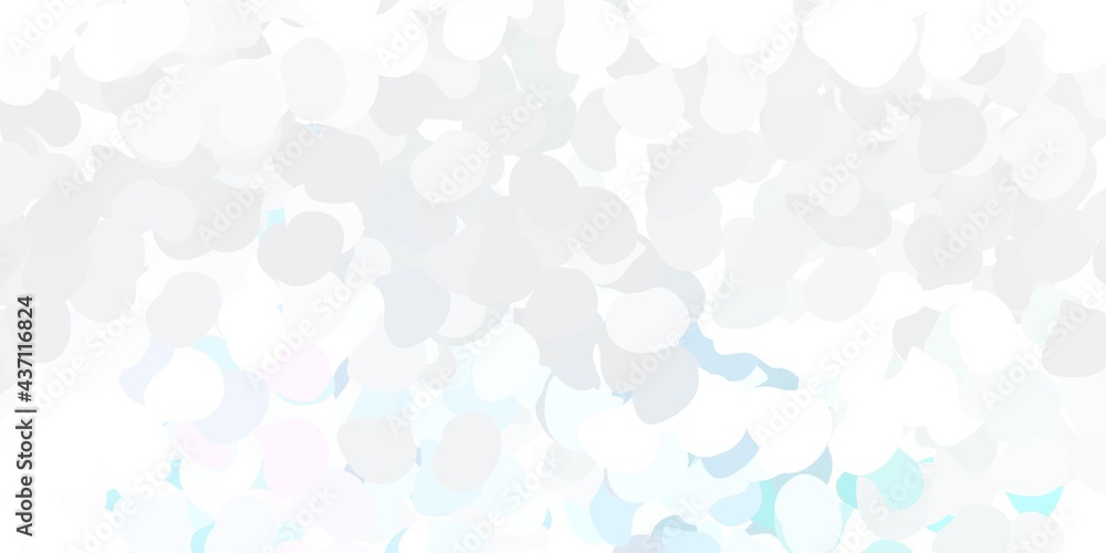 Light pink, blue vector background with random forms. Light pink, blue vector background with random forms.
