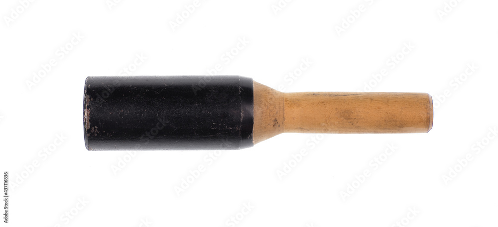 Old WWII combat grenade isolated on white background Old WWII combat grenade isolated on white background