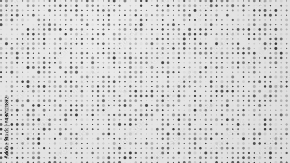 Dot white black pattern gradient texture background. Abstract technology big data digital concept. 3d rendering. Dot white black pattern gradient texture background. Abstract technology big data digital concept. 3d rendering.