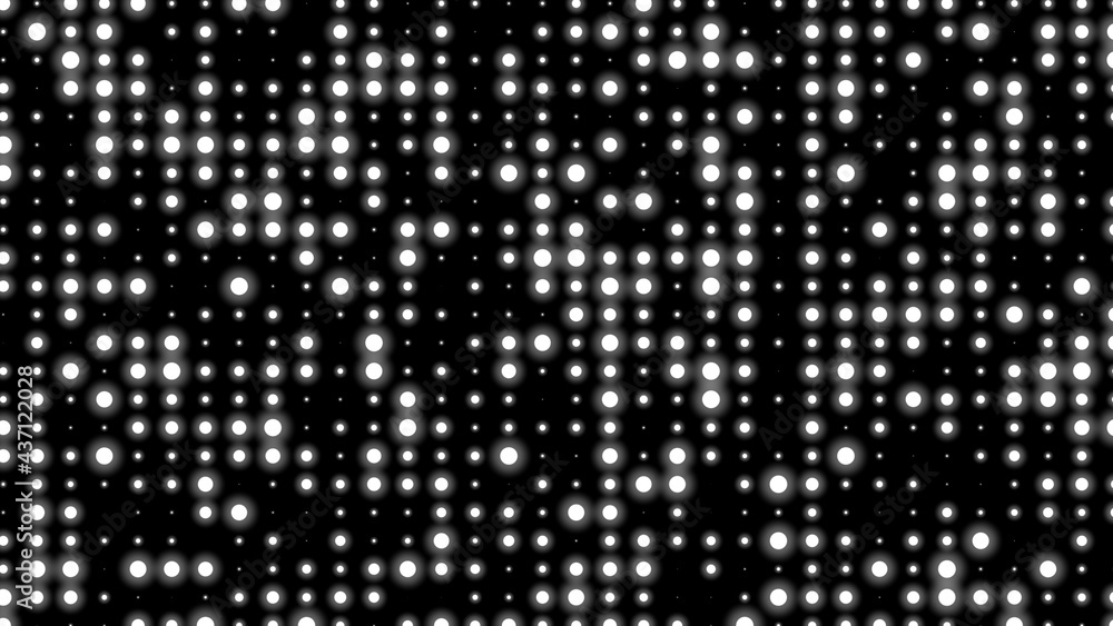 Dot white black pattern gradient texture background. Abstract technology big data digital background. 3d rendering. Dot white black pattern gradient texture background. Abstract technology big data digital background. 3d rendering.