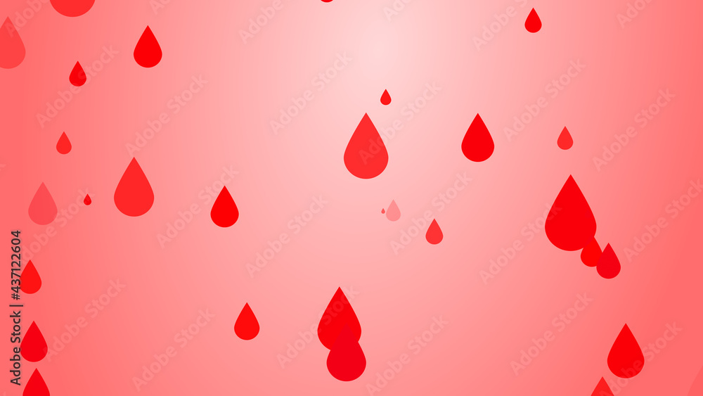Medical health red blood drop pattern background. Abstract healthcare for World Blood Donor Day. Medical health red blood drop pattern background. Abstract healthcare for World Blood Donor Day.