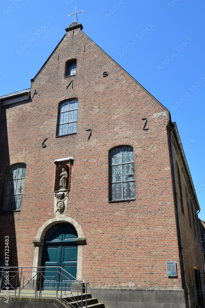 Kapuzinerkloster mit Kirche in düsseldorf kaiserswerth, deutschland