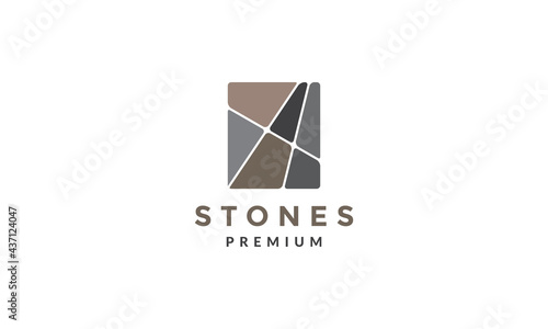 stone color ceramic logo symbol vector icon illustration graphic design