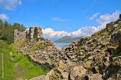 The ruins city Butrint in Albania South of Saranda