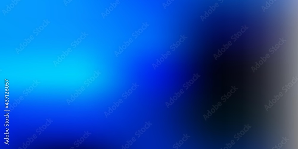 Obraz premium Dark blue vector gradient blur backdrop.