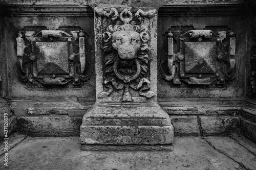 Closeup of Boim chapel in Lviv photo