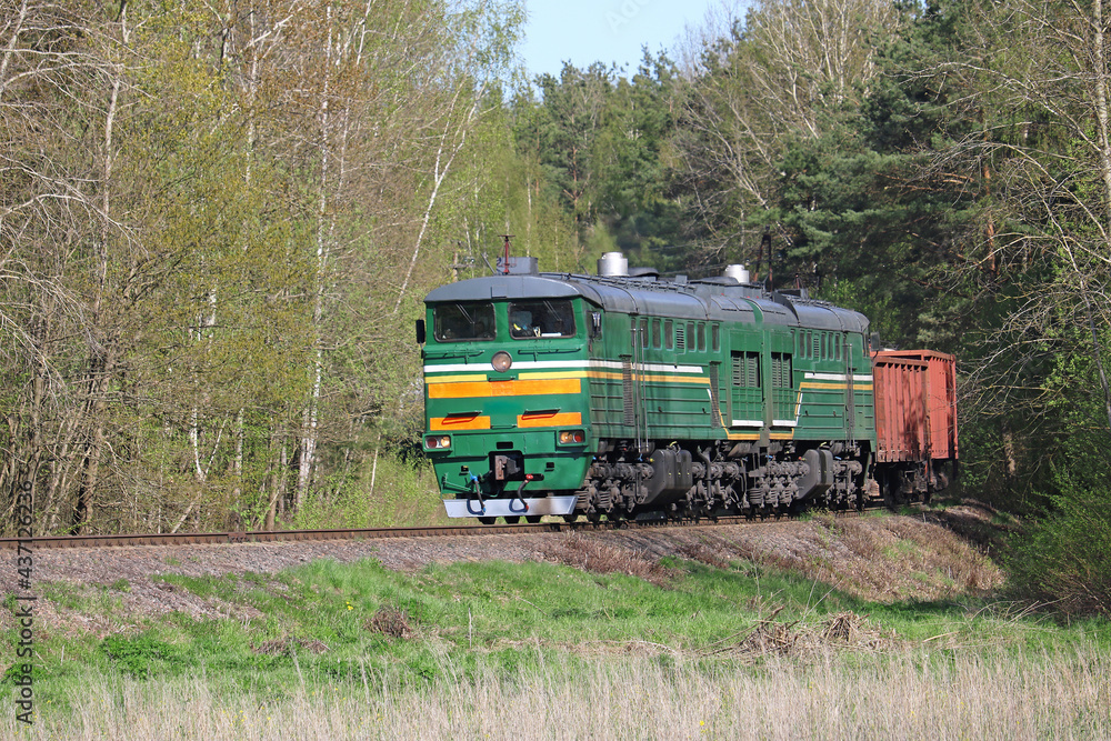 Naklejka premium rail transportation