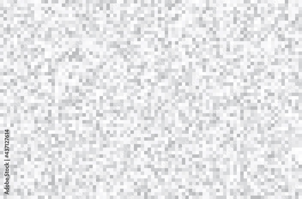 Gray and white squares geometric background. Pixel style