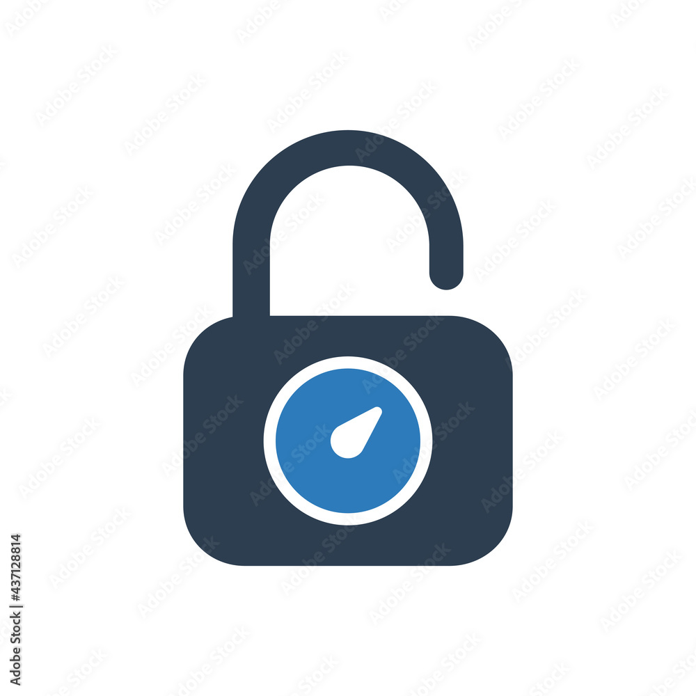 Time Lock Icon, Timer Unlock Icon Time Lock Icon, Timer Unlock Icon