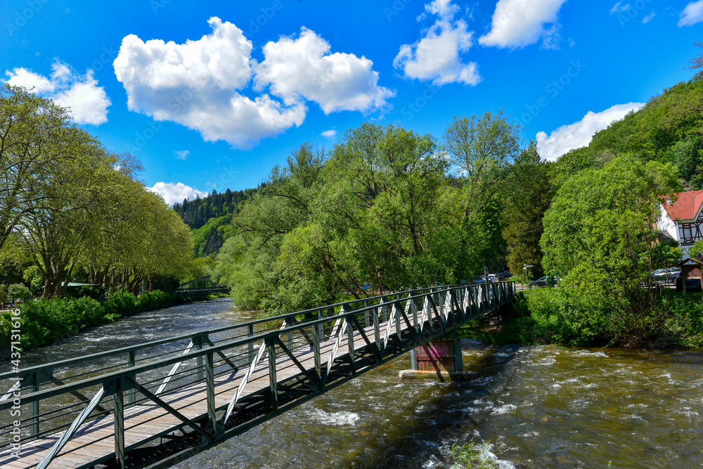 Brücke über der Elz in Waldkirch / Landkreis Emmendingen