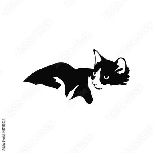 Illustration Vector graphic of pet cat design