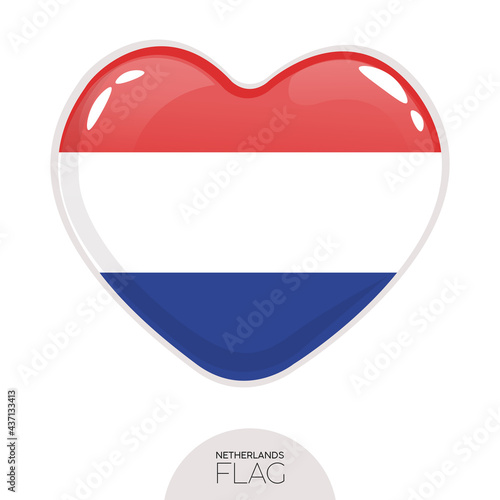 Isolated flag Netherland in heart symbol vector illustration Free Download Isolated flag Netherland in heart symbol vector illustration - GFXLoad