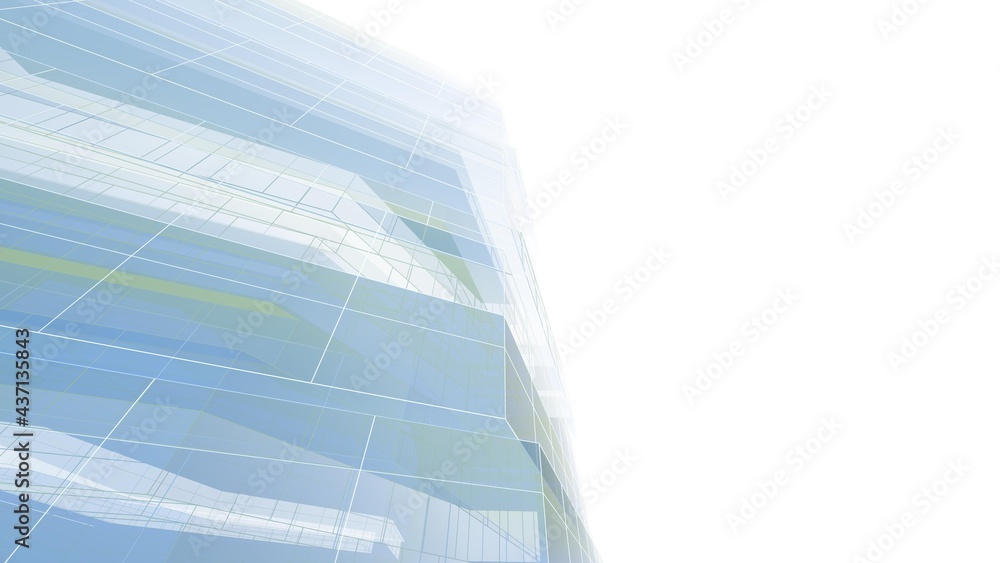 Fototapeta premium abstract architecture digital background