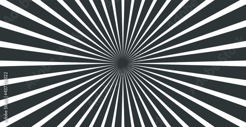 Rays  beams element. Sunburst  starburst shape on white. Circular geometric. Abstract circular geometric shape. illustration - Vector