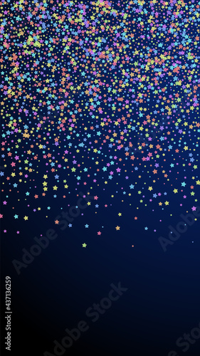 Festive remarkable confetti. Celebration stars. Co