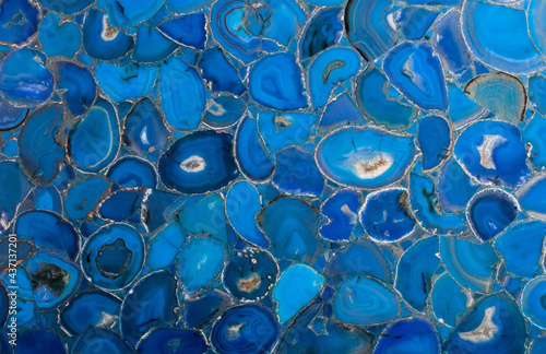 Blue agate background