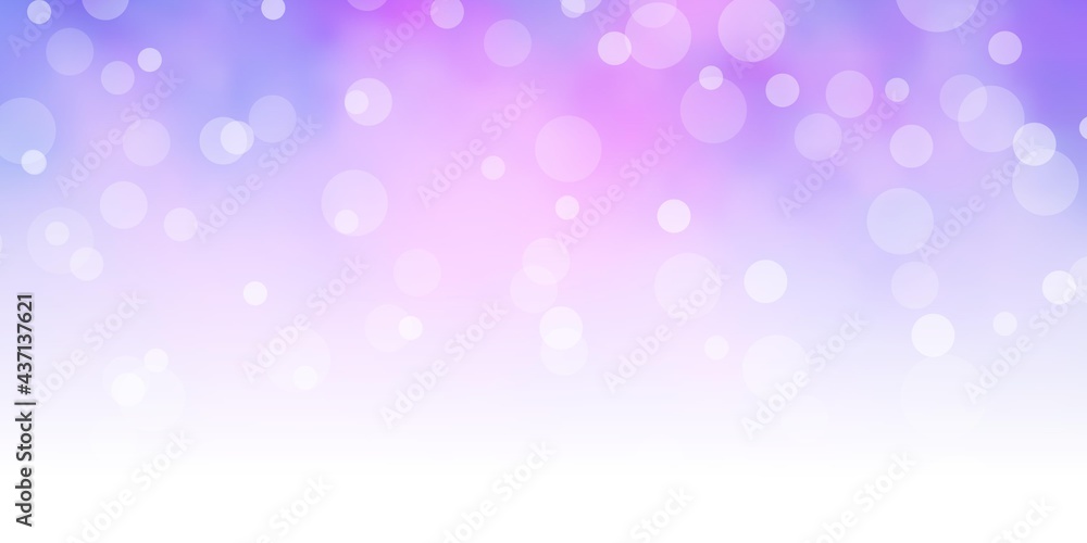 Light Blue, Red vector background with circles. Light Blue, Red vector background with circles.