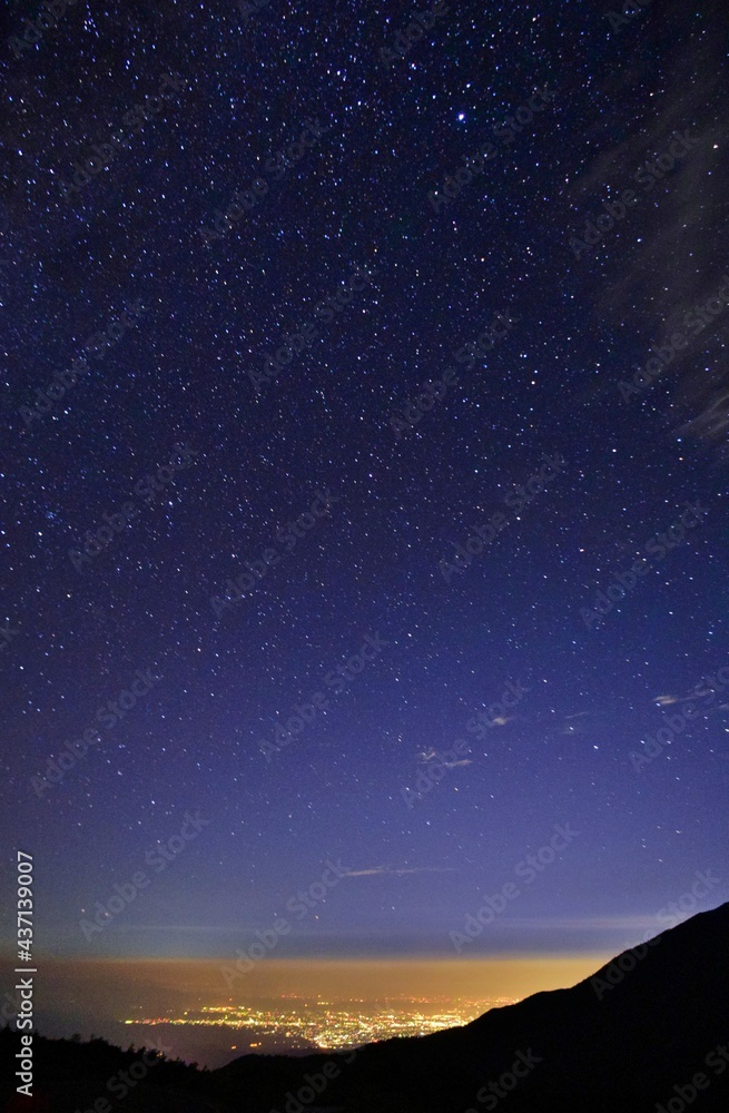 Fototapeta premium 立山アルパイン天狗平から望む富山平野