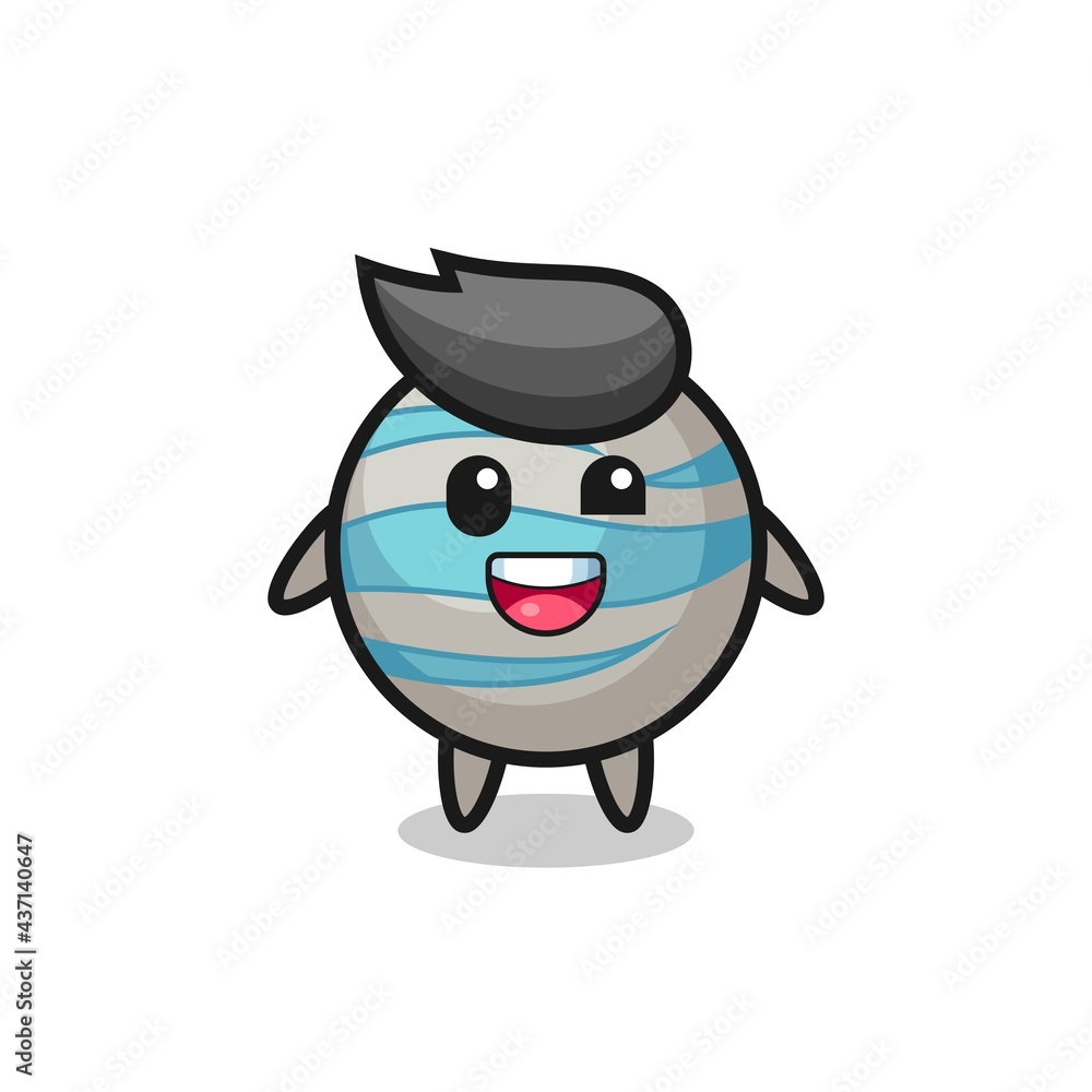 illustration of an planet character with awkward poses illustration of an planet character with awkward poses