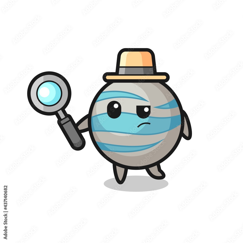 planet detective character is analyzing a case planet detective character is analyzing a case