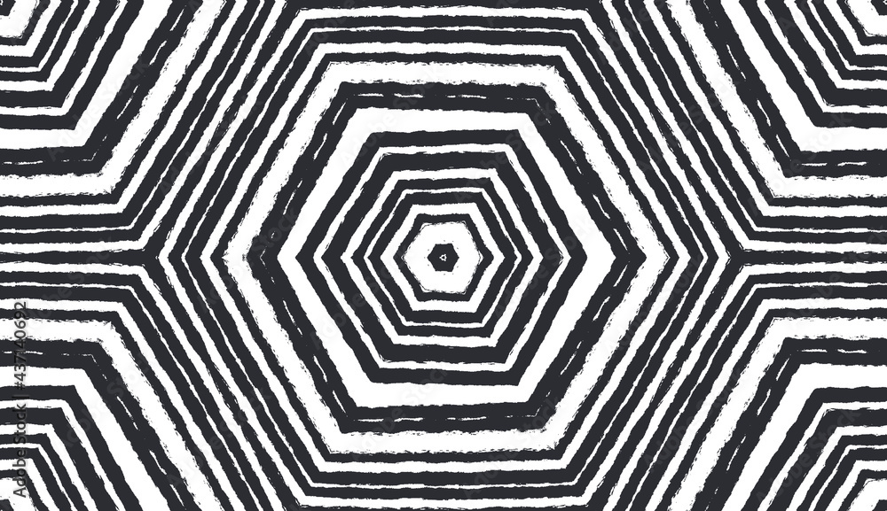 Chevron stripes design. Black symmetrical