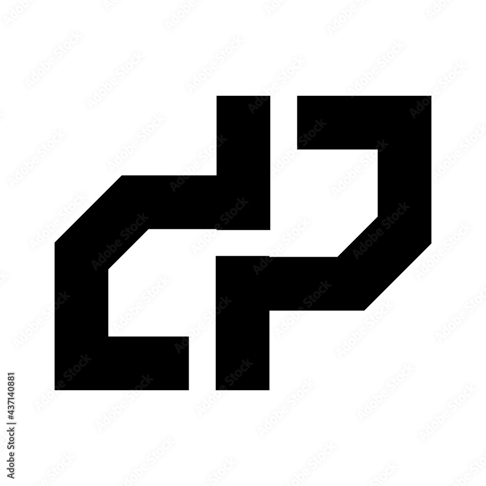 DP, DIP initials geometric company logo and vector icon DP, DIP initials geometric company logo and vector icon