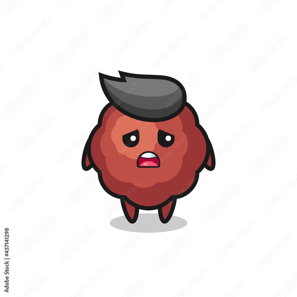disappointed expression of the meatball cartoon disappointed expression of the meatball cartoon