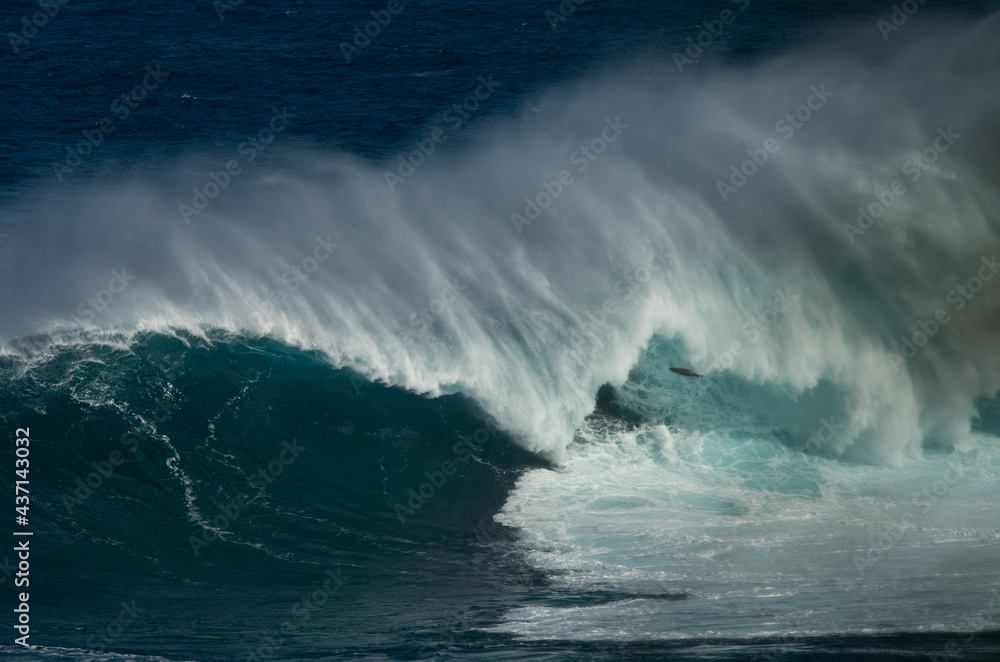 huge waves at Jaws on Maui