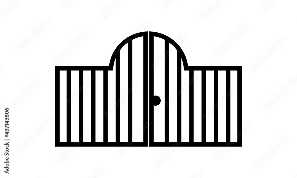 simple gate vector simple gate vector