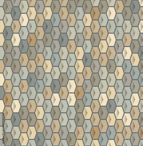 The Seamless Brown And Gold Style Patterns