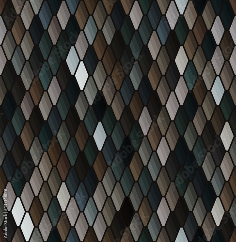 The Stained Glass Style Seamless Patterns, The Floor Tile Patterns