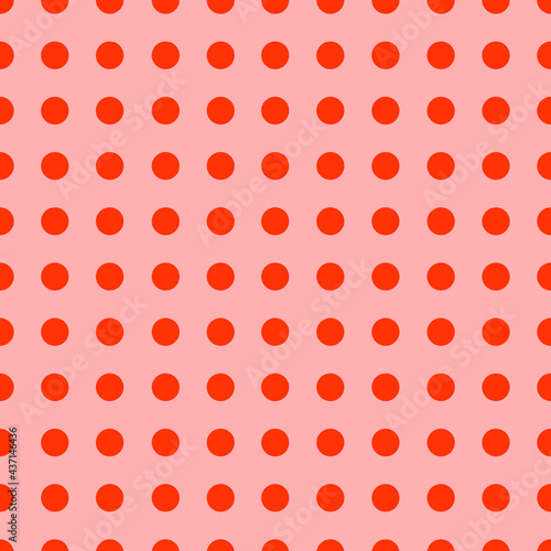 Fabric orange circle seamless pattern for tablecloth ,bed sheet and other