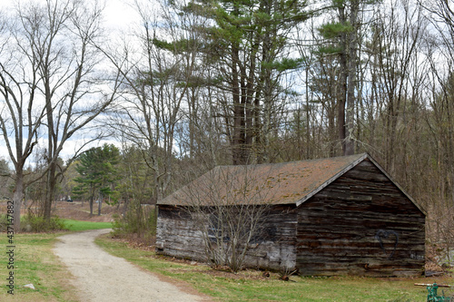 old wooden house