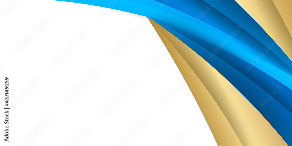 Dark blue and gold triangle shapes overlapped on background with glow golden striped lines and glitter. Luxury and elegant. Abstract template vector design. Design for presentation, banner, cover Dark blue and gold triangle shapes overlapped on background with glow golden striped lines and glitter. Luxury and elegant. Abstract template vector design. Design for presentation, banner, cover