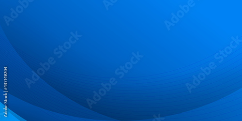 Abstract technology blue background with 3d concept. abstract particles blue wave background banner. Abstract blue wave shape with futuristic concept background 