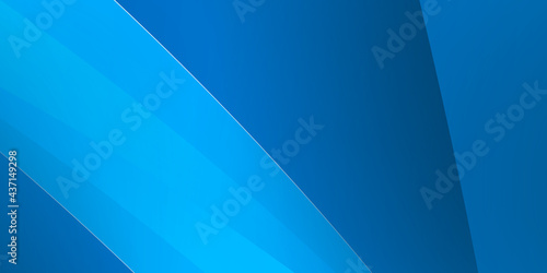 Dark blue and gold triangle shapes overlapped on background with glow golden striped lines and glitter. Luxury and elegant. Abstract template vector design. Design for presentation, banner, cover